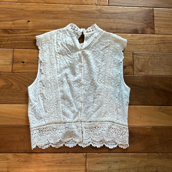 NWT Forever 21 lace cropped festival tank blouse - Picture 5 of 5